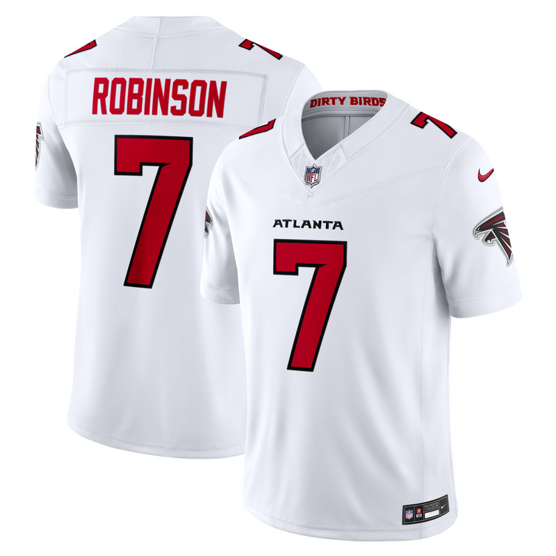 Atlanta Falcons Bijan Robinson White Stitched Limited Jersey