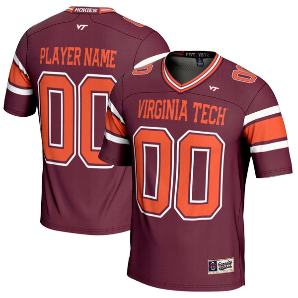 Virginia Tech Hokies NIL Pick-A-Player Football Jersey - Maroon