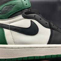 Sneakers, White Black Green Colorway, Leather Footwear, Lace Up Design, Casual Gift for Sneaker Fans