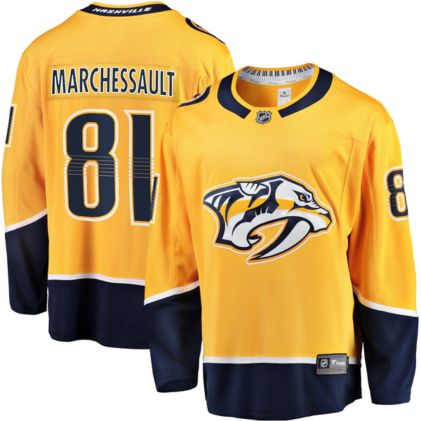 Nashville Predators Jonathan Marchessault Gold Breakaway Jersey