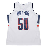 Emeka Okafor UConn Huskies 2001/02 Swingman Replica Jersey - White