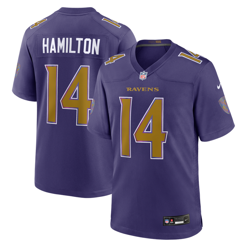 Baltimore Ravens Kyle Hamilton Purple Alternate Game Jersey