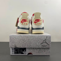 Low Top Sneakers, White Black Red Colorway, Lace Up Design, Casual Gift for Sneaker Fans
