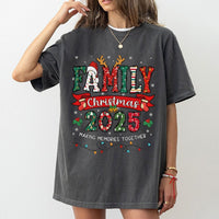 Making Memories Together Tee, Family Christmas 2025 Shirt, Matching Holiday Family T-Shirt, Group Photo Graphic Tee, Xmas Family Present