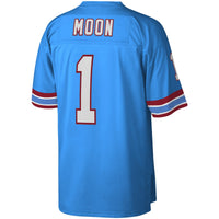 Houston Oilers Warren Moon Light Blue Legacy Replica Jersey