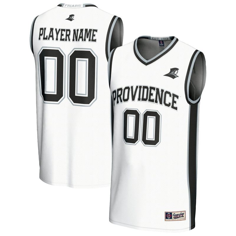 Providence Friars Lightweight Collegiate Basketball NIL Pick-A-Player Fashion Jersey - White