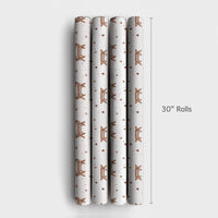 Watercolor Christian Christmas Gift Wrap, Nativity Manger Wrapping Paper, Religious Holiday Wrapping Paper, Faith Church Gift Wrap Roll