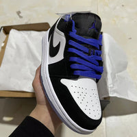 Retro Low Top Basketball Shoes, Black White Colorway, Lace Up Design, Casual Gift for Shoe Lovers