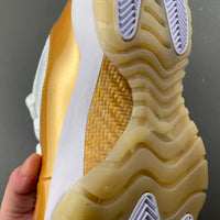 Low Top Sneakers, White Gold Colorway, Lace Up Design, Casual Gift for Sneaker Fans