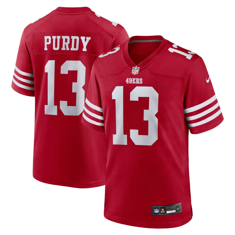 San Francisco 49ers Brock Purdy Scarlet Game Player Jersey