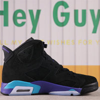 High Top Sneakers, Black Purple Colorway, Lace Up Design, Casual Gift for Sneaker Fans