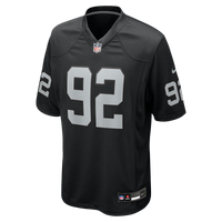 Las Vegas Raiders Richard Seymour Black Retired Player Game Jersey