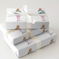 Coffee Gingerbread Gift Wrap, Dapper Gingerbread Man Wrapping Paper, Preppy Christmas Wrapping Paper, Whimsical Holiday Wrapping Paper Roll