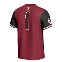#1 South Carolina Gamecocks Lightweight Softball Jersey - Garnet