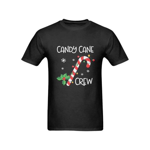 Matching Christmas Holiday Shirt, Candy Cane Crew Mens T-Shirt, Festive Xmas Squad Graphic Tee, Holiday Party T-Shirt