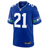 Seattle Seahawks Devon Witherspoon Royal Throwback Player Game Jersey