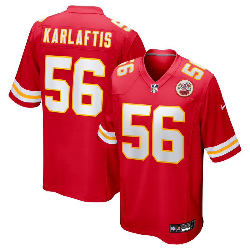 Kansas City Chiefs George Karlaftis Red Player Game Jersey