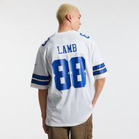 Dallas Cowboys CeeDee Lamb White Game Team Jersey