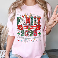 Making Memories Together Tee, Family Christmas 2025 Shirt, Matching Holiday Family T-Shirt, Group Photo Graphic Tee, Xmas Family Present