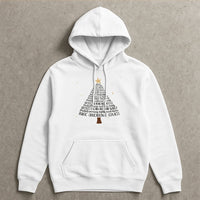 Progressive Activist Sweatshirt, Social Justice Christmas Tree Hoodie, Holiday Human Rights Hooded Sweater, Activism Xmas Pullover Present