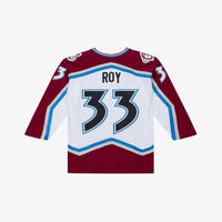 Colorado Avalanche Patrick Roy White 1995 Power Play Jersey