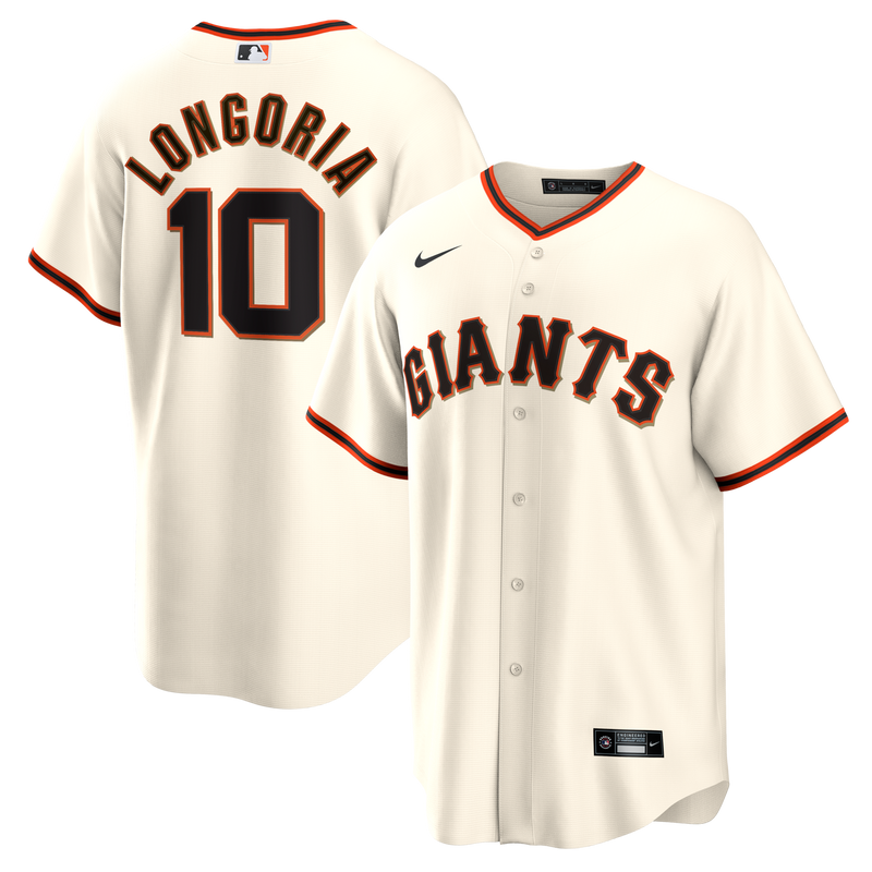 San Francisco Giants Evan Longoria Cream Home Retired Player Replica Jersey