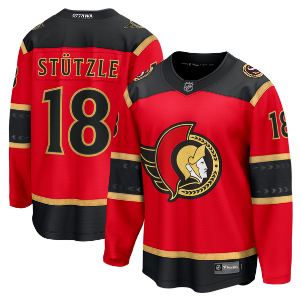 Ottawa Senators Tim Stutzle Red Alternate Breakaway Jersey