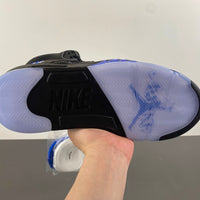 Low Top Sneakers, Blue Black Colorway, Lace Up Design, Casual Gift for Sneaker Fans