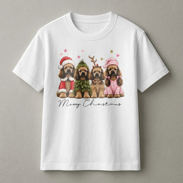 Merry Christmas Dog T-Shirt, Christmas Dogs Shirt, Humorous Holiday Dog Graphic Tee, Festive Santa Dog Shirt, Xmas Dog Lover 