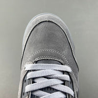 Mid Top Sneakers, Gray Colorway, Lace Up Design, Casual Gift for Sneaker Fans