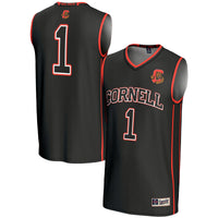 #1 Cornell Big Red Lightweight Basketball Jersey - Black