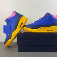 Low Top Sneakers, Royal Blue Green Pink Colorway, Lace Up Design, Casual Gift for Sneaker Fans