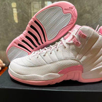 High Top Sneakers, White Pink Colorway, Lace Up Design, Casual Gift for Sneaker Fans