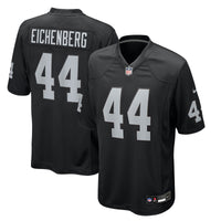 Las Vegas Raiders Tommy Eichenberg Black Team Game Jersey
