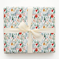 Urban Music Lover Gift Wrap, Cityscape Guitar Christmas Wrapping Paper, Musical Holiday Wrapping Paper, Festive Skyline Present Wrap