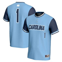#1 North Carolina Tar Heels Lightweight Softball Jersey - Carolina Blue