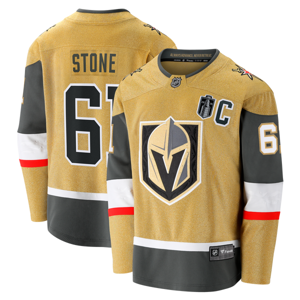 Vegas Golden Knights Mark Stone Gold 2026 Stanley Cup Final Breakaway Jersey