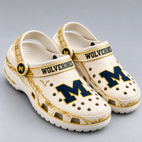 MICH Gilded Cream - Block Letter Statement Clogs
