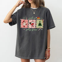 Adorable Festive Goose Graphic Tee, Jolly Goose Christmas T-Shirt, Humorous Holiday Goose Bird Shirt, Retro Xmas Goose Lover Tee, Christmas Present