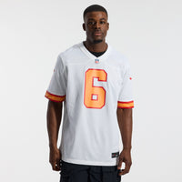 '76 Tampa Bay Buccaneers Baker Mayfield White Player Game Jersey