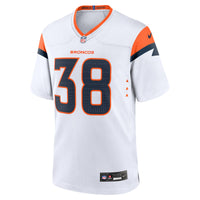 Denver Broncos Jaleel McLaughlin White Game Jersey