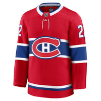 Montreal Canadiens Cole Caufield Red Home Premium Jersey