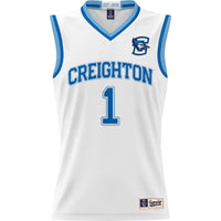 #1 Creighton Bluejays Lightweight Basketball Jersey - White
