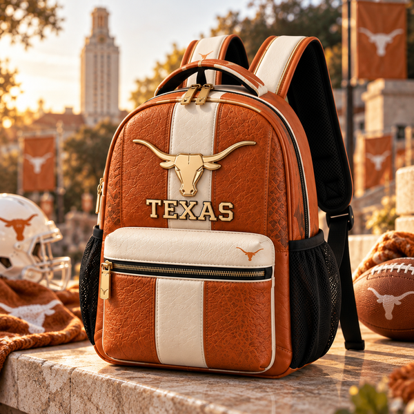 TEX - Burnt Orange, Cream and the Longhorn Crest - main