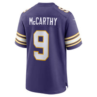 Minnesota Vikings J.J. McCarthy Purple 2nd Alternate Player Game Jersey