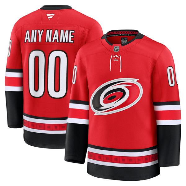 Carolina Hurricanes Red Alternate Premium Custom Jersey