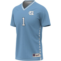 #1 North Carolina Tar Heels Lightweight Soccer Fashion Jersey - Carolina Blue