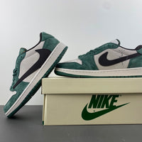 Low Top Sneakers, White Black Green Colorway, Reverse Hook Design, Lace Up Design, Casual Gift for Sneaker Fans