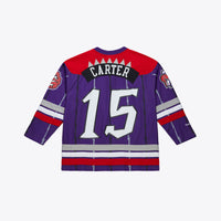 Toronto Raptors Vince Carter Maxxed Out Fashion Hockey Jersey - Purple