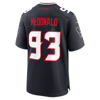 Houston Texans Kayden McDonald Navy Team Game Jersey